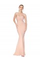 Sleeveless Nude Sweetheart Stretch Crepe Mermaid Formal Dress / Bridesmaid Dress Newcastle