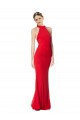 Sleeveless Halter Neck Stretch Crepe Mermaid Prom Dress / Bridesmaid Dress Newcastle