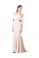 Sleeveless Nude Off the Shoulder Stretch Crepe Mermaid Formal Evening Gown / Prom Dress / Bridesmaid Dress Newcastle