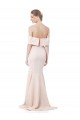 Sleeveless Nude Off the Shoulder Stretch Crepe Mermaid Formal Evening Gown / Prom Dress / Bridesmaid Dress Newcastle