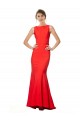 Sleeveless Halter Neck Open Back Stretch Crepe Mermaid Bridesmaid Dress / Evening Gowns Newcastle