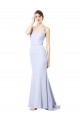 Sleeveless Spaghetti Straps Stretch Crepe Mermaid Evening Gown / Prom Dress / Bridesmaid Dress Newcastle