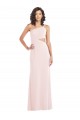 Sleeveless Pink One Shoulder Stretch Crepe Trumpet Formal Evening Gown / Prom Dress / Bridesmaid Dress Newcastle