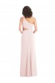Sleeveless Pink One Shoulder Stretch Crepe Trumpet Formal Evening Gown / Prom Dress / Bridesmaid Dress Newcastle