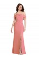 Sleeveless One Shoulder Low Back Stretch Crepe Trumpet Semi Formal Evening Dress / Prom Dress / Bridesmaid Dress Newcastle