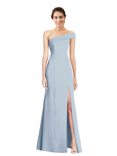 Sleeveless Off the Shoulder Stretch Crepe Trumpet Formal Evening Gown / Prom Dress / Bridesmaid Dress Newcastle