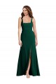 Sleeveless Square Neck Stretch Crepe Trumpet Semi Formal Evening Dress / Prom Dress / Bridesmaid Dress Newcastle