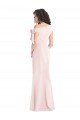 Cap Sleeves Off the Shoulder Stretch Crepe Trumpet Formal Evening Gown / Prom Dress / Bridesmaid Dress Newcastle