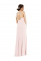 Sleeveless Halter Neck Low Back Stretch Crepe Trumpet Formal Evening Gown / Prom Dress / Bridesmaid Dress Newcastle