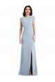 Cap Sleeves Open Back Stretch Crepe Trumpet Formal Evening Gown / Prom Dress / Bridesmaid Dress Newcastle