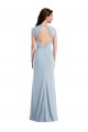 Cap Sleeves Open Back Stretch Crepe Trumpet Formal Evening Gown / Prom Dress / Bridesmaid Dress Newcastle