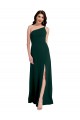 Sleeveless One Shoulder Open Back Stretch Crepe A-Line Formal Evening Gown / Prom Dress / Bridesmaid Dress Newcastle