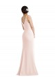 Sleeveless V-Neck V-Back Stretch Crepe Trumpet Formal Evening Gown / Prom Dress / Bridesmaid Dress Newcastle