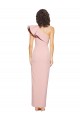 Sleeveless Mauve One Shoulder Stretch Crepe Sheath Formal Evening Gown / Prom Dress / Bridesmaid Dress Newcastle