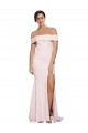 Sleeveless Pink Square Neck Low Back Stretch Crepe Sheath Formal Evening Gown / Prom Dress / Bridesmaid Dress Newcastle
