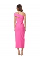 Sleeveless One Shoulder Stretch Crepe Sheath Evening Gown / Prom Dress / Bridesmaid Dress Newcastle