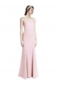 Sleeveless Spaghetti Straps Criss Cross Open Back Stretch Crepe Mermaid, Sheath Prom Dress / Bridesmaid Dress Newcastle
