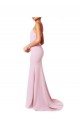 Sleeveless Spaghetti Straps Criss Cross Open Back Stretch Crepe Mermaid, Sheath Prom Dress / Bridesmaid Dress Newcastle