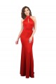Sleeveless Halter Neck Keyhole Back Stretch Satin Mermaid Formal Evening Gown / Prom Dress / Bridesmaid Dress Newcastle