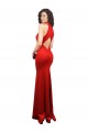 Sleeveless Halter Neck Keyhole Back Stretch Satin Mermaid Formal Evening Gown / Prom Dress / Bridesmaid Dress Newcastle