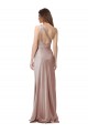 Sleeveless One Shoulder Open Back Stretch Satin Sheath Formal Evening Gown / Prom Dress / Bridesmaid Dress Newcastle