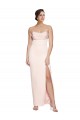 Sleeveless Cowl Neck Low Back Stretch Satin Mermaid Formal Evening Gown / Prom Dress / Bridesmaid Dress Newcastle