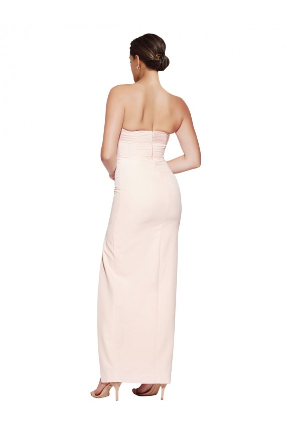 Sleeveless Cowl Neck Low Back Stretch Satin Mermaid Formal Evening Gown / Prom Dress / Bridesmaid Dress Newcastle