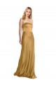 Sleeveless Strapless Stretch Satin A-Line Formal Evening Gown / Prom Dress / Bridesmaid Dress Newcastle