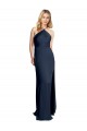 Sleeveless Halter Neck Criss Cross Open Back Stretch Satin A-Line Formal Evening Gown / Prom Dress / Bridesmaid Dress Newcastle