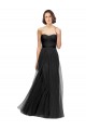 Sleeveless Black Sweetheart Tulle A-Line Bridesmaid Dresses Newcastle