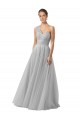 Sleeveless One Shoulder Tulle A-Line Bridesmaid Gown Newcastle