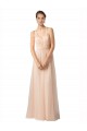 Sleeveless Nude Sweetheart Tulle A-Line Bridesmaid Dress / Evening Dress Newcastle