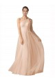 Sleeveless Spaghetti Straps Keyhole Back Tulle A-Line Formal Dress / Bridesmaid Dress Newcastle