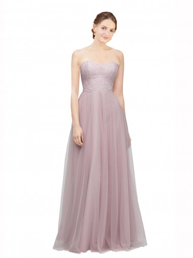 Sleeveless Sweetheart Tulle & Lace A-Line Bridesmaid Dress / Evening Dress Newcastle