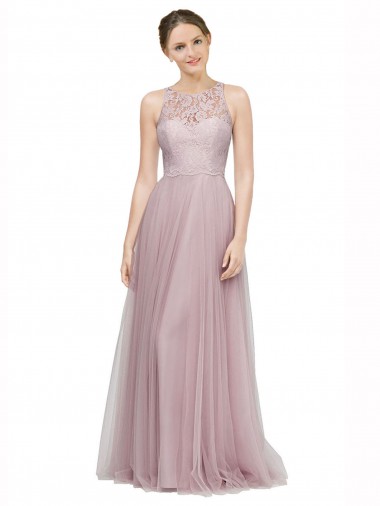 Sleeveless Sweetheart Tulle & Lace A-Line Bridesmaid Dress Newcastle