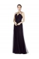 Sleeveless Spaghetti Straps Tulle A-Line Bridesmaid Gown Newcastle