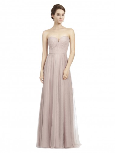 Sleeveless Sweetheart Tulle A-Line Formal Dress / Bridesmaid Dress Newcastle