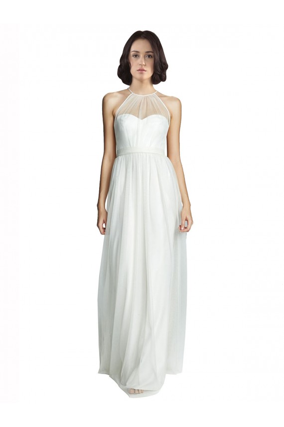 Sleeveless Halter Neck Tulle A-Line Bridesmaid Dress Newcastle