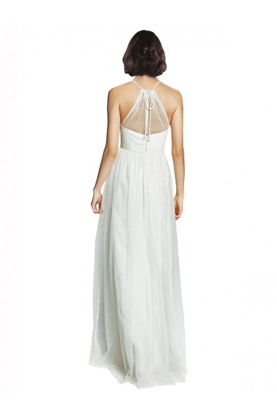 Sleeveless Halter Neck Tulle A-Line Bridesmaid Dress Newcastle