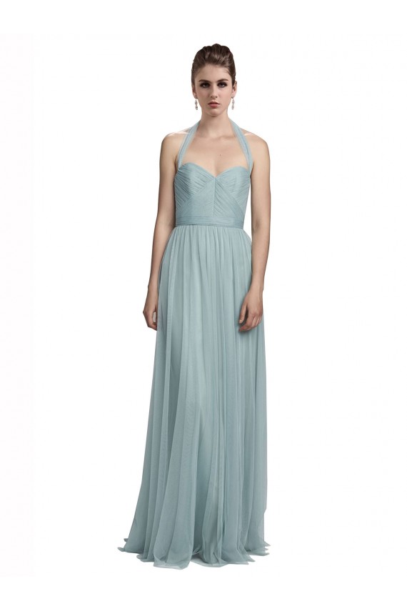Sleeveless Halter Neck Tulle A-Line Bridal Party Dress / Evening Dress Newcastle