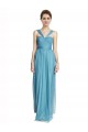 Sleeveless Sky Blue Spaghetti Straps Tulle A-Line Bridesmaid Dress Newcastle