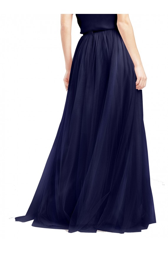 Sleeveless Halter Neck Tulle A-Line Semi Formal Evening Dress / Bridesmaid Dress Newcastle