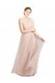 Sleeveless Pink Sweetheart Tulle A-Line Bridesmaid Dress / Evening Dress Newcastle