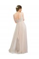 Sleeveless Scoop Neck Open Back Tulle A-Line Semi Formal Evening Dress / Bridesmaid Dress Newcastle
