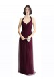 Sleeveless Halter Neck Open Back Tulle A-Line Bridesmaid Dress / Evening Dress Newcastle