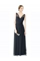 Sleeveless V-Neck V-Back Tulle A-Line Formal Dress / Bridesmaid Dress Newcastle