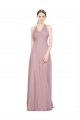 Sleeveless Halter Neck Low Back Tulle A-Line Bridesmaid Gown Newcastle