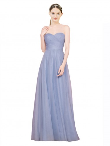Sleeveless Sweetheart Low Back Tulle A-Line Formal Dress / Bridesmaid Dress Newcastle
