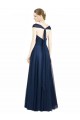 Sleeveless V-Neck Open Back Tulle A-Line Bridesmaid Dress Newcastle