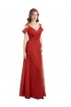 Cold Shoulder Sweetheart Low Back Tulle A-Line Formal Dress / Bridesmaid Dress Newcastle